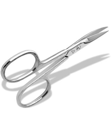 Left-handed nail scissors with curved cutting edge Premium quality Extra sharp cutting edge
