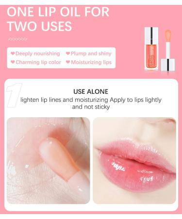 zalati Lip Balm 6ml Lip Care Lip Oil Tinted for Lips Moisturizing and Nourishing - Pink - Buy Online on SooperMarket.com