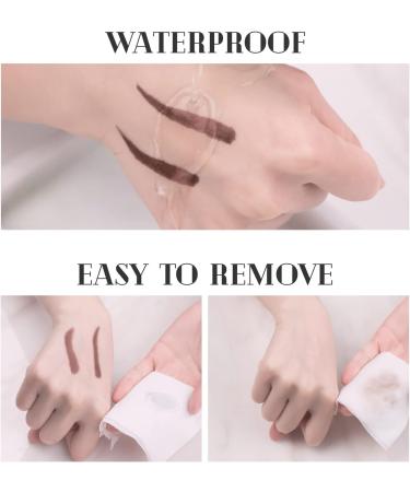 Music Flower Double Ended Waterproof Eyebrow Pencil - Smudgeproof & Long Lasting Dark Brown Brow Pen - Eye Makeup Essential - Buy Online on SooperMarket.com