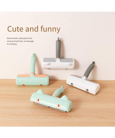 Pet Hair Remover - Reusable Lint Roller for Carpets & Furniture | Self-Cleaning Fabric Shaver for Cats Dogs & Rabbits - Portable Lint Rollers (White - Buy Online on SooperMarket.com