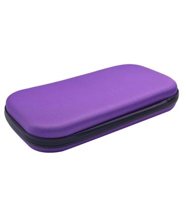 EVA Hard Stethoscope Case Stethoscope Storage Box Multi-Function EVA Carry Storage Organizer Box Bag with Extra Mesh Pockets for Small Accessories Device NOT Included(Purple)
