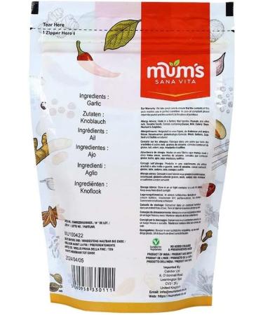 Mum's Premium Garlic Powder 150g - High-Quality Seasoning for Cooking - Buy Online on SooperMarket.com