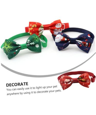 Amosfun 8-Pack Christmas Puppy Costume Accessories | Holiday Dog Collars & Decorations - Buy Online on SooperMarket.com