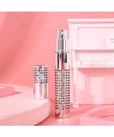 Verdant Touch Perfume Bottle 5ml Empty Perfume Spray Bottle Refillable Essential Oil Travel Atomizer Silver Metal Perfume Dispenser - Buy Online on SooperMarket.com