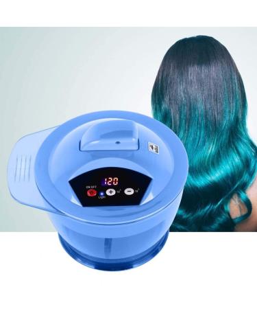 Electric Hair Coloring Bowl - Automatic Mixer Blender for Hair Dye Cream - Blue - Buy Online on SooperMarket.com