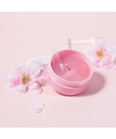 Eye Mask JAPAN SAKURA - 100pcs Nourishing Eye Patches for Puffy Eyes Dark Circles & Under Eye Bags - Buy Online on SooperMarket.com