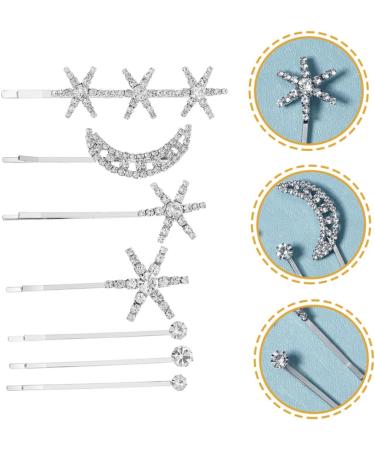 Mikinona 1 Set Fringe Bobby Pin Hair Accessories Wedding Hair Accessories for Women Side Clip Rhinestone Barrettes Girl Hair Clips Hair Barrette Hair Clips Star Hair Clip Alloy - Buy Online on SooperMarket.com