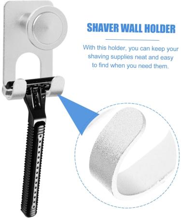 Cabilock 8 pcs No Hook Razor Holder - Bathroom Razor Storage & Rack for Towels & Bathrobes - Aluminum Alloy for Men - International Shipping Available - Buy Online on SooperMarket.com