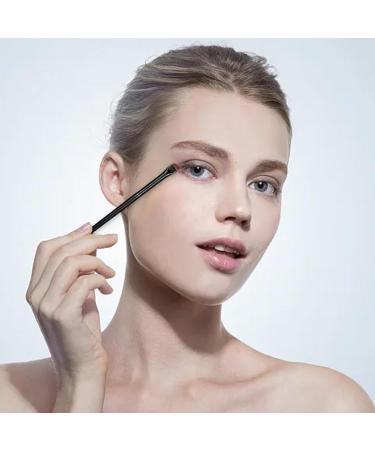 Brow Brushes for Eyebrows Eyeliner Brush | Fine Angled Precision Eye Liner Makeup Brush Ultra Thin Eye Brow Slanted Flat Angle Makeup Tool A102 - Buy Online on SooperMarket.com