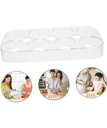 Hemoton 3pcs Egg Storage Box Eggs Food Tray Fridge Mustard Cutlery Tray Egg Holder Refrigerator Egg Cup Assorted Colorx3pcs 17.5x8.5x2cmx3pcs - Buy Online on SooperMarket.com