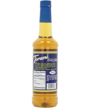 Torani Sugar Free French Vanilla Flavour Syrup 750ml & Sugar Free Caramel Classic Syrup Pet Bottle 750 milliliters - Buy Online on SooperMarket.com