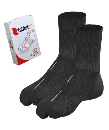 Inook Talflat - Correction socks against foot pain flat feet fallen arches hallux valgus kotex splint 41 black