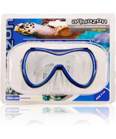 Aquazon Maui Children's Diving Goggles - Extra Clear Tempered Glass Soft Silicone - Ages 7-12 - Buy Online on SooperMarket.com