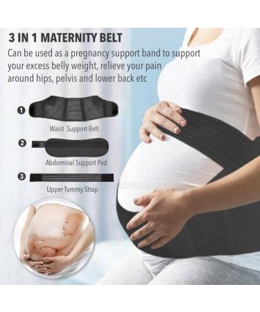 Jamila Maternity Belt | Pregnancy Support Waist Band for Back, Pelvic & Hip Pain Relief | Labor & Recovery Brace (Pink, Size L) - Buy Online on SooperMarket.com