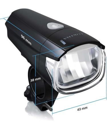 Luxtra Bicycle Lamps Set - 40 Lux Eco STVZO Compatible Front & Rear Light | Battery-Operated Bicycle Accessories for Safe Riding - Buy Online on SooperMarket.com