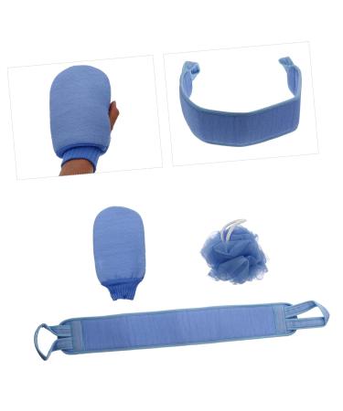 Buy NOLITOY 2pcs Bath Set - Shower Bottles Spa Gloves & Back Scrub Towel | International Shipping Available - Buy Online on SooperMarket.com