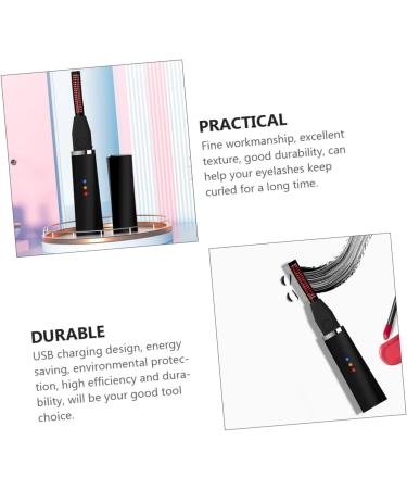 Didiseaon 1pc Eyelash Curler Eyelash Makeup Tool Practical Eyelash Curling Tool Electric Eyelash Brush Electric Eyelash Tool Electric Eye Curler Abs Cosmetic Hair Curler 14.2X1.9X.9CM - Buy Online on SooperMarket.com