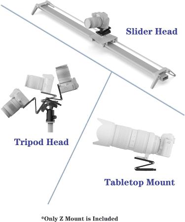 Z Tripod Head with Easy Lock System | 8.8lbs Payload | Multiway Flexible Camera Tripod - Buy Online on SooperMarket.com