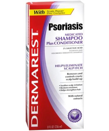 DERMAREST Psoriasis Medicated Shampoo plus Conditioner 8 OZ