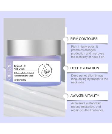 50ml Neck Firming Cream - Tighten&Lift Neck Cream Firming Neck Cream Tightening Lifting Sagging Skin Neck Tightening Creams Anti Wrinkle Smoothes Skin Tightening And Repair Decolletage Cream - Buy Online on SooperMarket.com