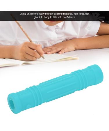 Buy Silicone Custodian & Bite Ring Set for Toddlers | Safe Sensory Pacifier & Pencil Attachment - Ideal for Teething & Playtime - Buy Online on SooperMarket.com