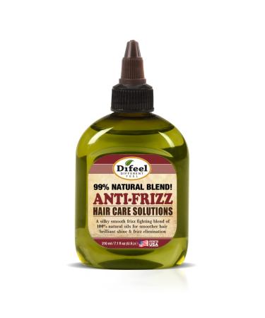 Difeel Premium 99% All Natural Anti-Frizz Hair Oil with Olive Oil  Vitamins A and E 7.1 ounce