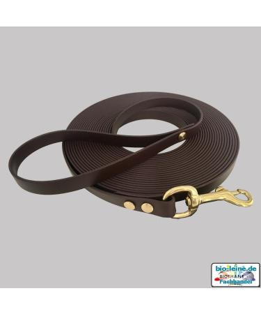 Bio-Line 8m Cat Leash | Durable Biothane Leash for Cats | Dark Brown | Ideal for Small & Large Cats | Comfortable Hand Loop - Buy Online on SooperMarket.com