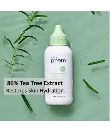 Buy make p:rem Comfort Me Tea Tree Calming Essence | Soothing & Quick-Absorbing | Lightweight Essence for Sensitive Skin | 80ml | International Shipping Available - Buy Online on SooperMarket.com