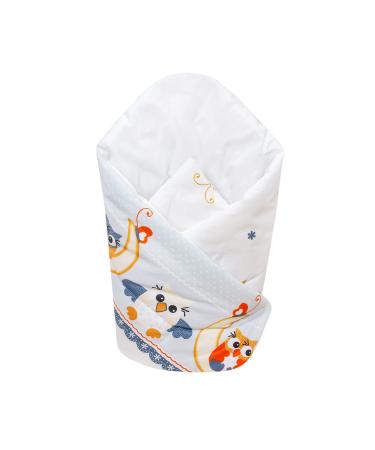 Baby Swaddle Wrap Blanket/Newborn Cotton Swaddling Sleeping Bag 0 to 3 Months (Owls Grey) 6