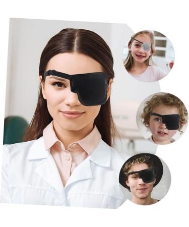 ORFOFE 6 Pcs Single Eye Mask Small Eye Protector Adjustable Eye Cover Lazy Eye Glasses Eye Patch Polyester - Buy Online on SooperMarket.com