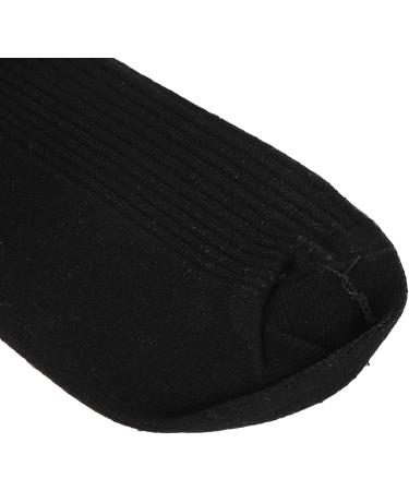 Diabetic Foot Ankle Quarter Socks for Swollen Edema & Circulatory Feet - Wide Non-Binding Top, Moisture Wicking - Black - Buy Online on SooperMarket.com