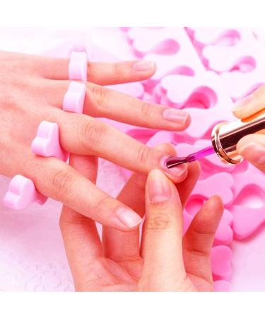 Sponge Toe Finger Separator Set for Pedicure & Manicure - 20 Pcs Disposable Soft Nail Toe Spreaders - Buy Online on SooperMarket.com