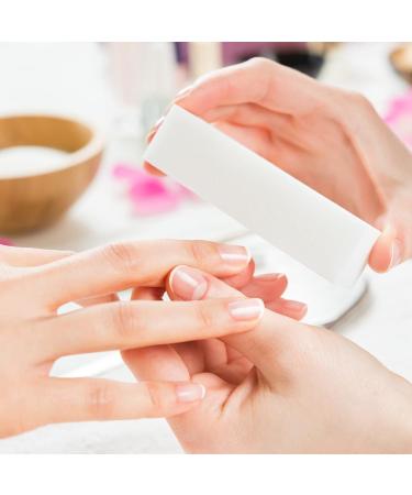 FRIUSATE 10-Piece White Nail Buffer Block & File Set - Nail File Sanding Blocks for Natural, Acrylic, and Gel Nails - Buy Online on SooperMarket.com
