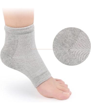 Buy 4 Pairs Gel Heel Socks - Moisturizing Spa Socks for Soft Smooth Skin | Comfort Day & Night Care - Buy Online on SooperMarket.com