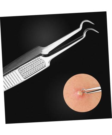 WOONEKY 6 Pcs Clip Mole Removal Scissor Blackhead Pimple Removal Kit Comedone Silver Stainless Steel - Buy Online on SooperMarket.com