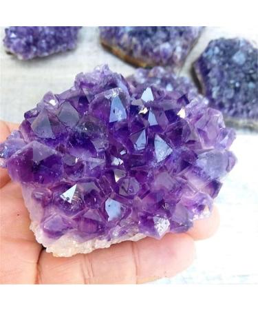 Natural Crystal 1PC 120-300g Natural Dream Amethyst Quartz Crystal Cluster Specimen Power Stone Crystal HOMEZHOU (Size : 70-80g) - Buy Online on SooperMarket.com