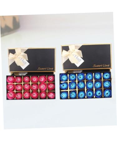PLAFOPE 2boxes Creative Women+perfume Perfumes for Women Clipper Holders for Barbers Motherd Day Mothered Day Fragrance for Women Flower Soap Womens+perfume Box Rose - Buy Online on SooperMarket.com