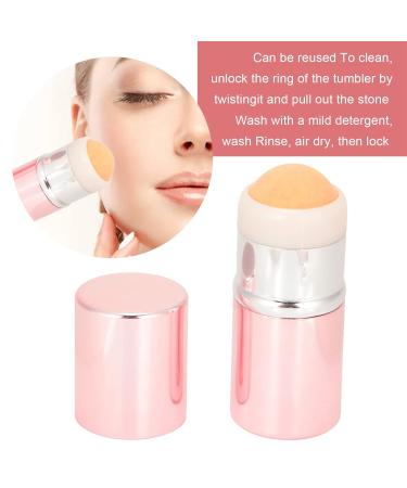 Oil Absorbing Face Roller - Portable Volcanic Oil Control Roller in Pink Aluminum Alloy | International Shipping Available - Buy Online on SooperMarket.com