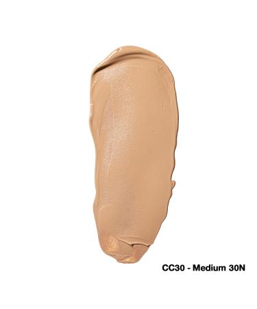 Palladio Full-Coverage CC Cream with Peptides & Vitamin C - Correct Redness, Uneven Skin Tone - Medium 30N Neutral Undertone - Buy Online on SooperMarket.com