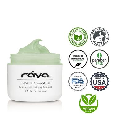 Raya Seaweed Masque | Hydrating Facial Treatment Mask for All Skin Types | Vitamins & Minerals Infused - Buy Online on SooperMarket.com