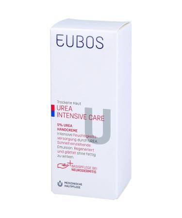 Eubos 5% Urea Hand Cream 75ml - Dermatologically Tested | Intensive Hydration for Dry Skin | Special Care Cream - Buy Online on SooperMarket.com