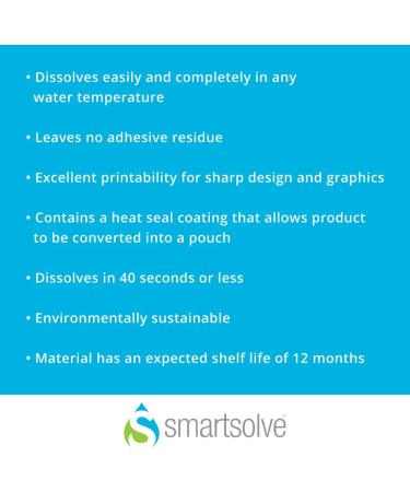 SmartSolve - IT118942 2pt Water-Soluble Translucent Paper 8.5" x 11" White (Pack of 25) - Buy Online on SooperMarket.com
