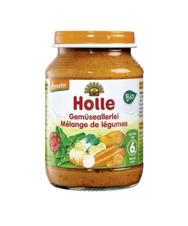 Holle Vegetable Assortment Pack of 6 (6 x 190 g) - Organic
