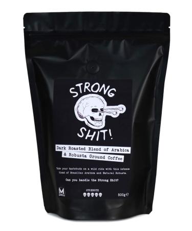 Dark Roasted Blend of Arabica and Robusta Ground Coffee - 500g