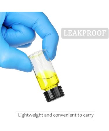 10ml Glass Vials - Transparent Colorless Pack of 10 - Ideal for DIY Crafts & Storage | International Shipping Available - Buy Online on SooperMarket.com