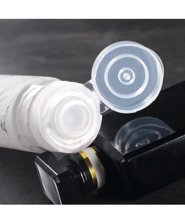 Gemice Travel Bottles Set - TSA Approved, Leak Proof, Silicone 3oz Containers for Toiletries - 4 Pack (White) - Buy Online on SooperMarket.com