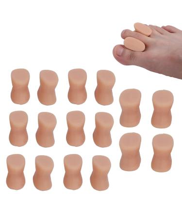 Fyearfly Toe Separator - 8 Pairs Soft Silicone Toe Spacers for Pain Relief & Bale Toe Correction - Skin Color - Buy Online on SooperMarket.com
