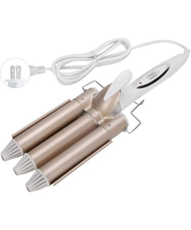 3 Barrels Curling Iron | Fast Heating Hair Waver & Crimper - 25mm Hair Curler Tool for Gorgeous Waves | International Shipping Available - Buy Online on SooperMarket.com