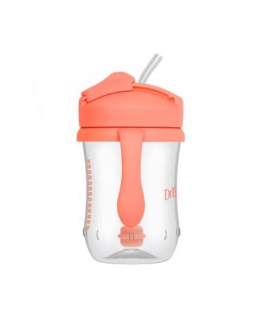 Dr. Brown's Milestones Baby's First Straw Cup Sippy Cup 6m+ Coral 9oz BPA Free - Buy Online on SooperMarket.com