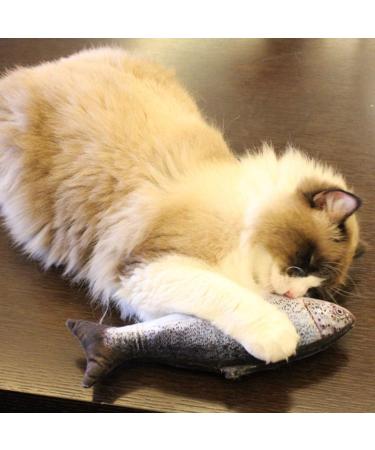 NATUCE 5PCS Catnip Fish Toys for Cat 20 cm Cat Toys Cat Fish Pillow Cat Catnip Toys Cat Chew Toys Pet Toy Cat Pillow Fish Toy Teeth Cleaning Interactive Plush Cat Toys for Cat Puppy dog A-20CM - Buy Online on SooperMarket.com